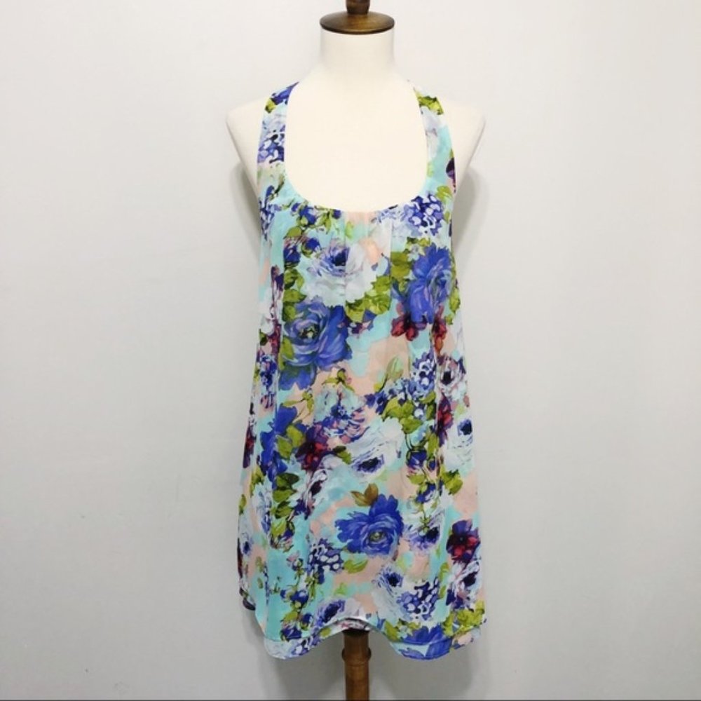 SHOW ME YOUR MUMU Floral Candy Strappy Shift Dress - Picture 2 of 8